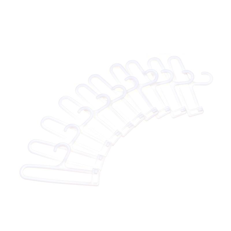 10ks/šarže Mini věšáky Doplňky pro panenky Skříň pro panenky Oblečení Domeček pro panenky