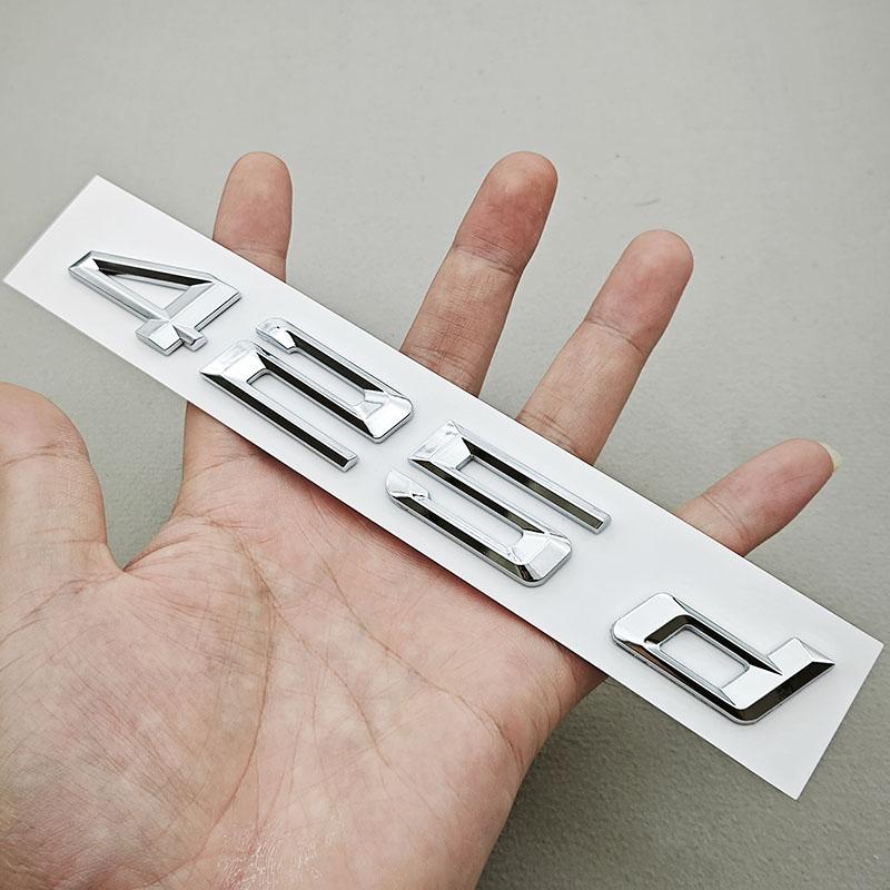 3D ABS Car Letters Logo 425i 425d Badge Emblem Sticker Rear Trunk Decals For BMW 4 Series 425i 425d Tail Marking Accessories
