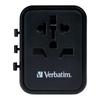 Adapter podróżny Verbatim UTA-01 globalny 2xUSB 12W