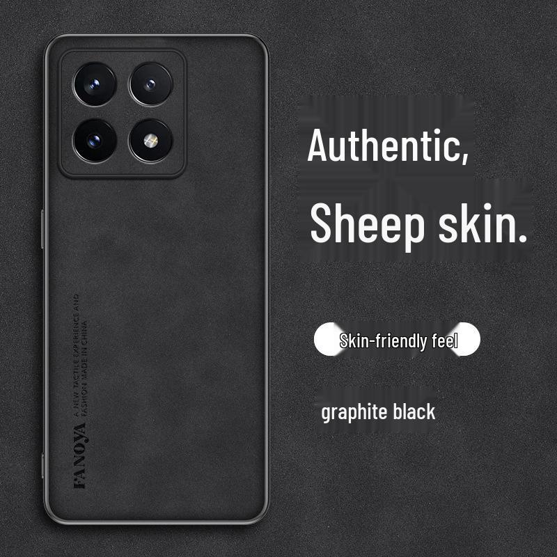 XIAOMI POCO F7 Pro Μινιμαλιστική Θήκη Τηλεφώνου από Δέρμα Προβάτου