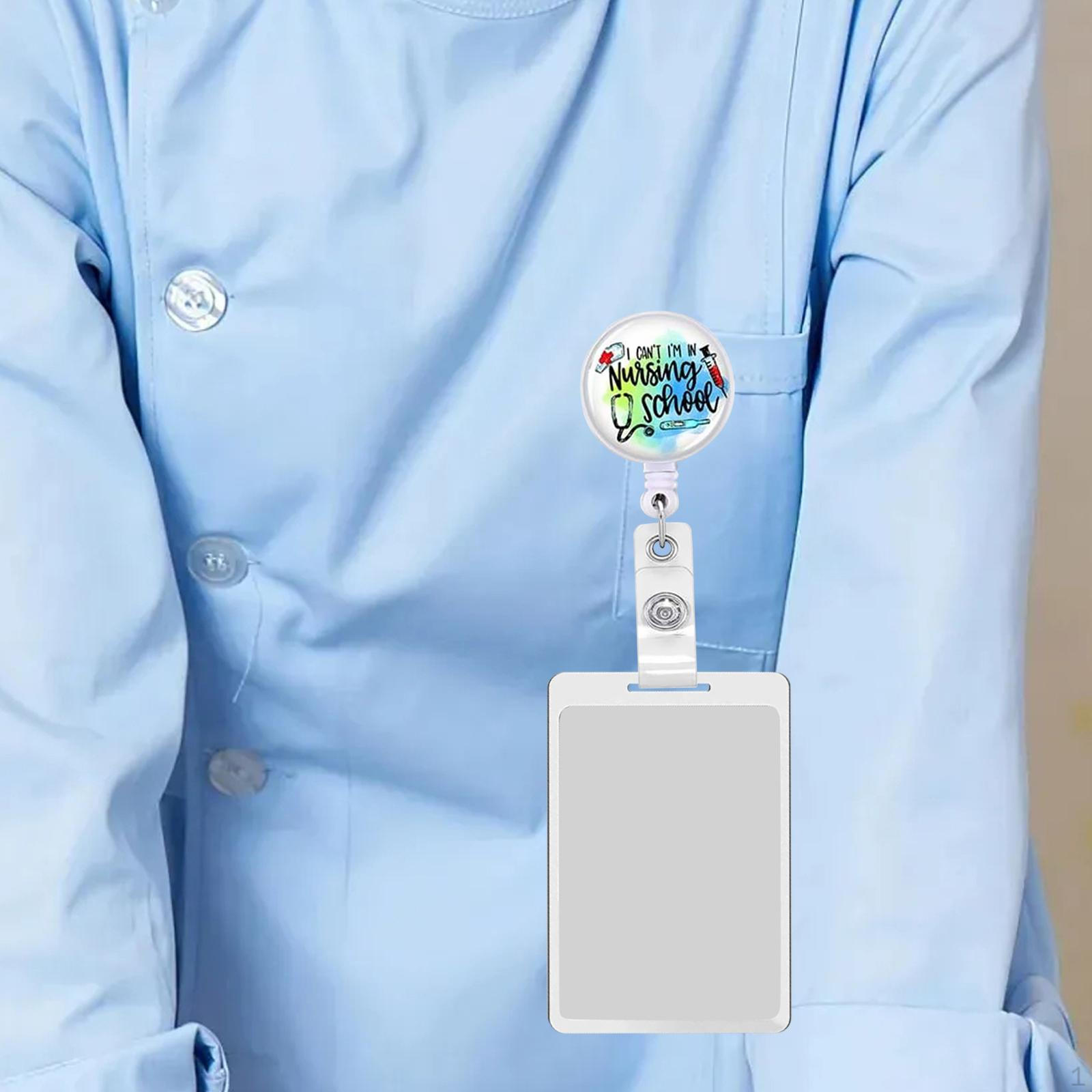 

Выдвижной держатель катушки для бейджа для медсестры, сверхмощный телескопический подарок на неделю медсестер style D