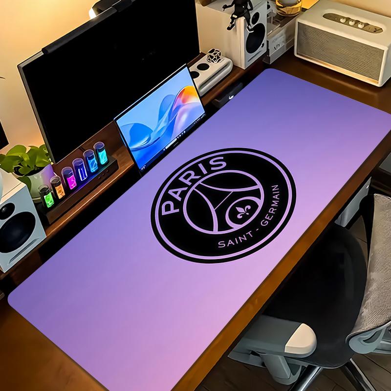 Paris Saint-Germain F.C Print Cushion Non-slip Laptop Tablet Big Mousepad XXL Mat Mini PC Playmat With Lock edge