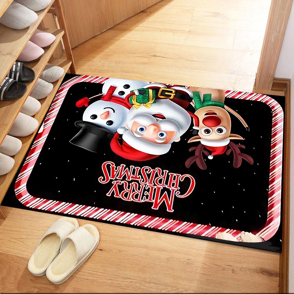 Christmas 350 Floor Mat Suitable for Foyer Dining Room Study room Entryway Antislip Carpet Decorate Offices Perfect Gift for Friends & Family