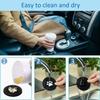 4pcs Paw Print Design Car Cup Holder Coaster Strong Wear-Resistan Universal Cup Mats  Most Cups