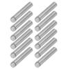 ZK30 12PCS Stainless Steel Standoff Screw 12x60MM Sign Holder Mounting Screws with Wall Anchors