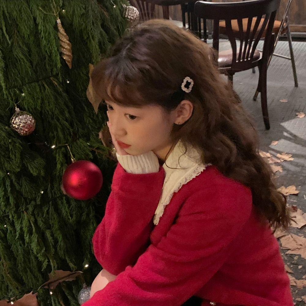 Zircon Hairband BB Clip Sweet Barrettes Velvet Duckbill Clip Girls Hair Clip Korean Style Hairpin