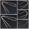 Fashion 110cm/120cm Purse Pearl Strap DIY Replacement Bag Lanyard Beaded Chain Shoulder Bag