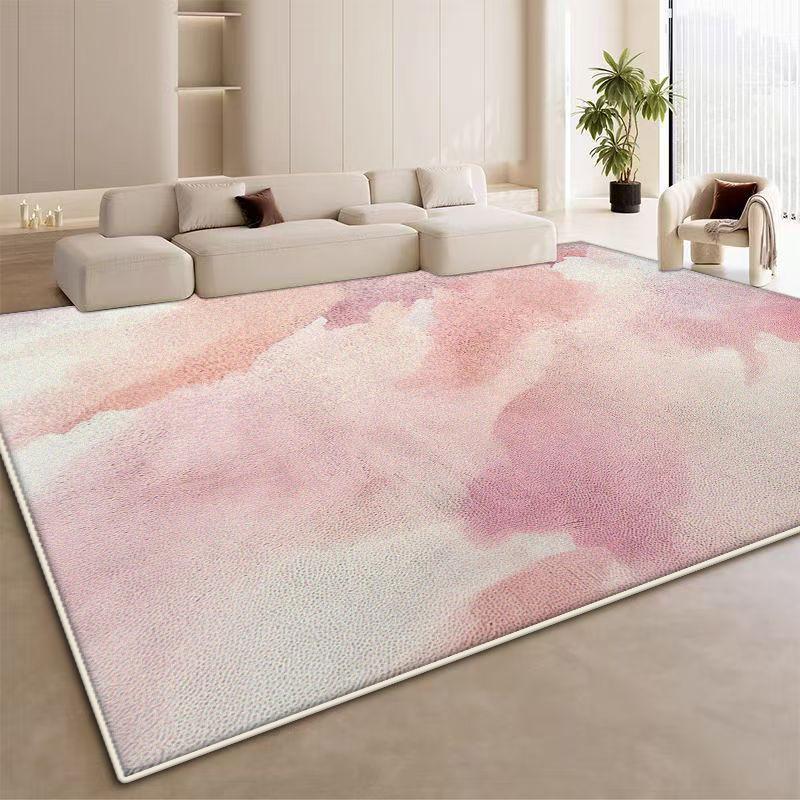 Einfacher Stil Farbverlauf Wohnzimmer Teppich Rutschfest Mädchenzimmer Senior Dekoration Teppich Große Größe Ankleidezimmer Schminktischmatte Leicht zu reinigen
