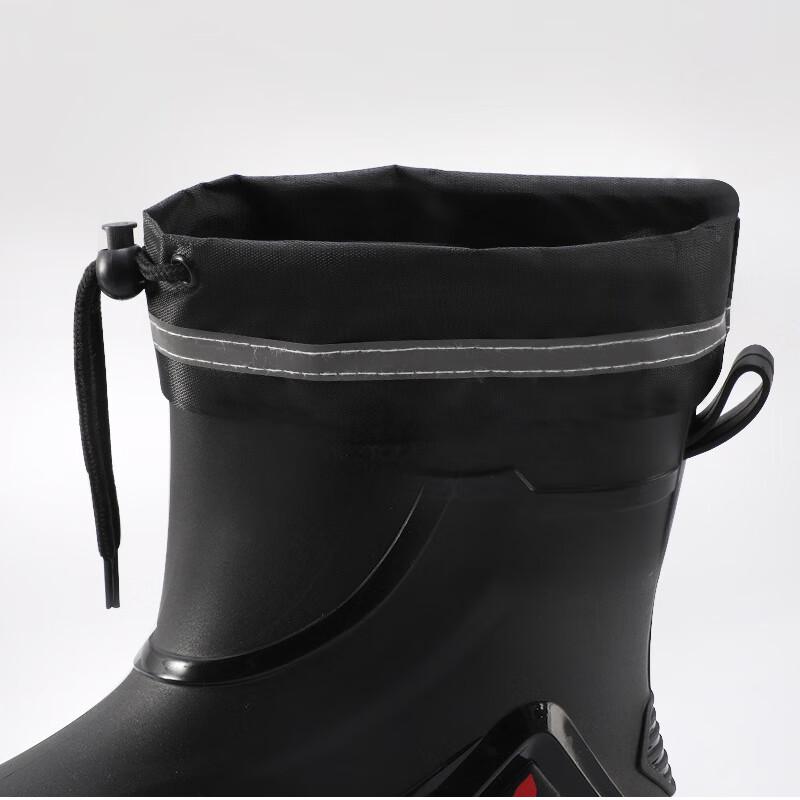 Bozong Men's Fashion Waterproof Short Rain Boots