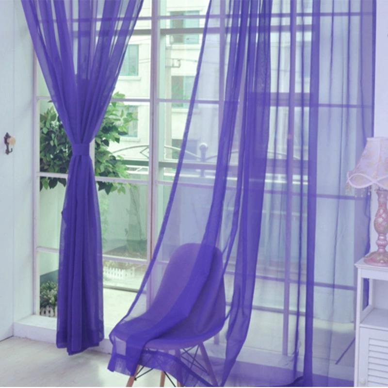 1Pcs 100*200cm Transparent Window Screens Lightweight Semi-see-through Curtains Perforations Suitable for Living Rooms Bedrooms