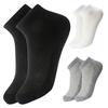 6 Pairs Breathable Men's Socks Short Ankle Elastic Solid Color Mesh High Quality Cotton Women's Sock Unisex Plus Size Eur 38-46