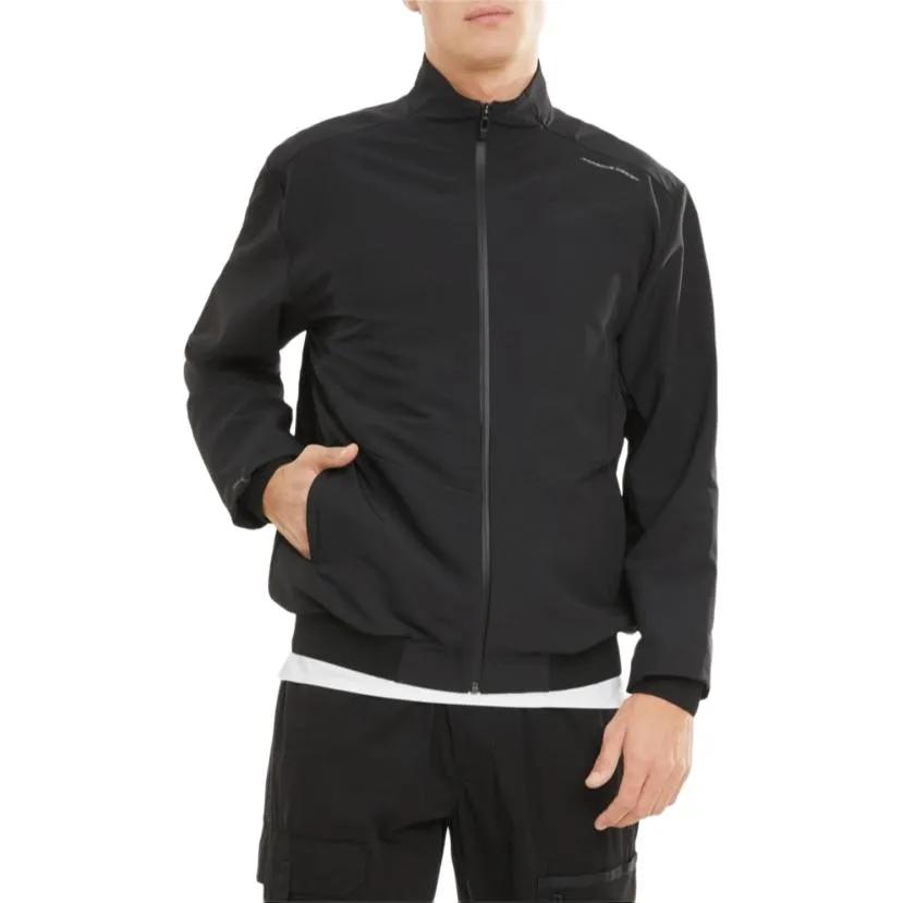 Puma Jaquetas Porsche Masculinas Preto Brilhante Gola Alta Moderado Outro (Unissex) Casacos 599671 01
