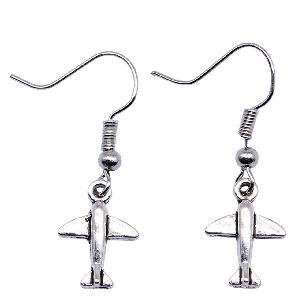 Compass Dangle Earrings Adventure Travel Nautical Navigation Drop Jewelry