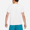 Nike T Shirts Men's White Crew Neck Moderate Straight Fit DD0796-100