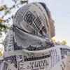 Vintage Aesthetic Scarf Christian Inspirational Bible Verse Blanket Scarf Christian Prayer Scarf for Women Teacher Mother Gifts