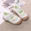 Girls Sports Sandals Spring and Summer New Children's Single Mesh Breathable Princess Shoes Little Girl Soft Sole Baby Shoes
