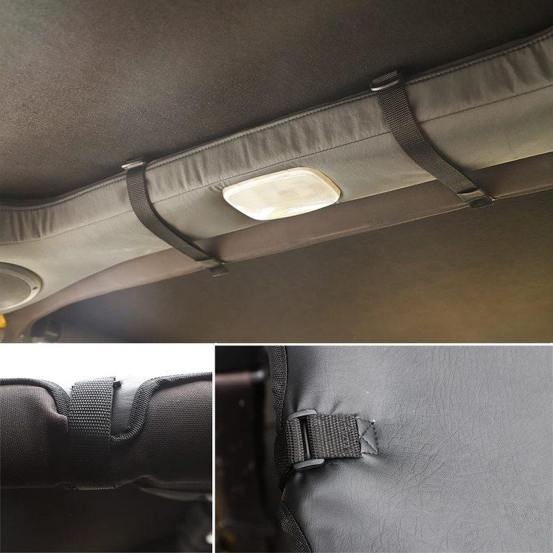 Leather Soft Roof Mesh Bikini Top Sunshade Cover UV Sun Insulated Net for Jeep Wrangler TJ 1997-2006 Car Exterior Accessories