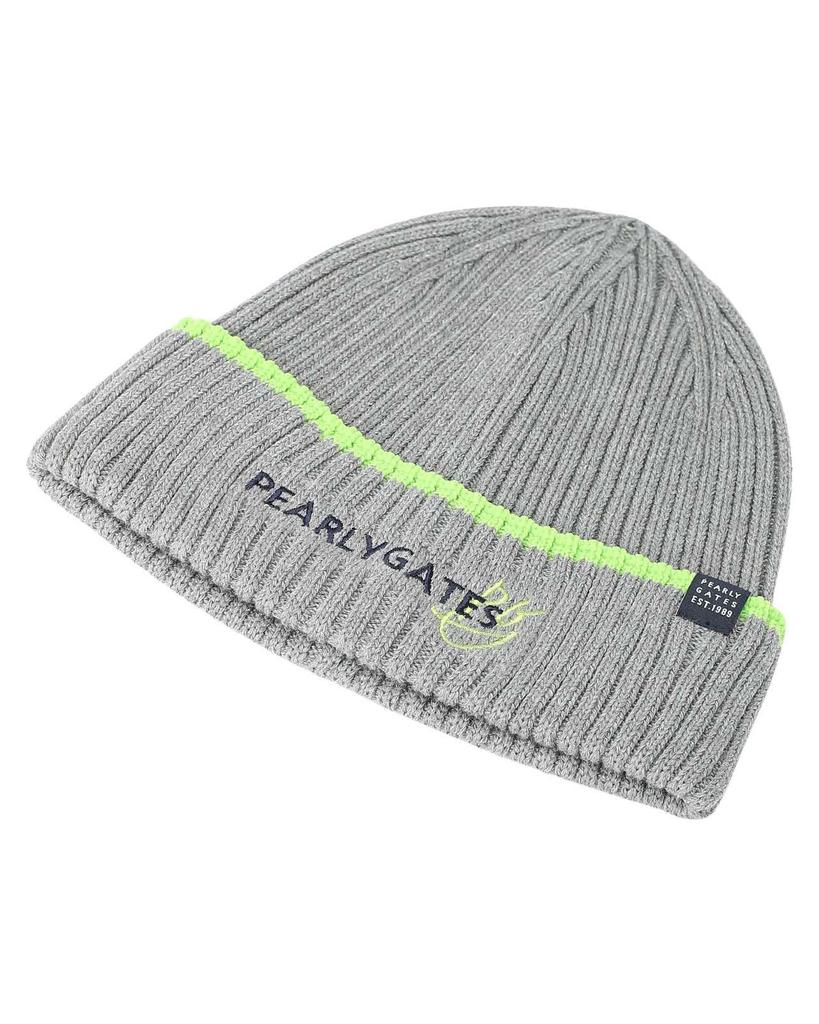 [PEARLY GATES] Unisex Knit Cap (Simple Logo)  Golf Hat  053-5187210 020Gray FR