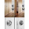 Round Pocket Door Lock, With 3 Keys, 304 Stainless Steel, For Bedroom, Kitchen, Bathroom, Laundry Room - RIpj