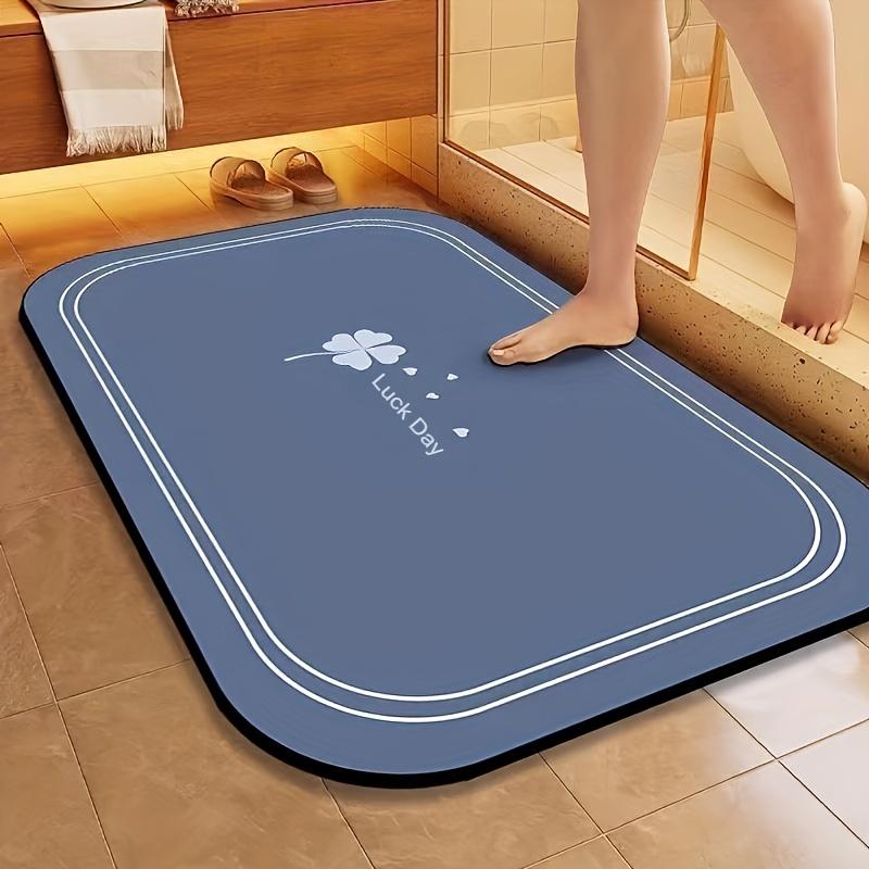 Absorbent Bath Mat, Non-Slip Bathroom Floor Rug, Unscented, with No Electricity or Batteries Needed, for Bathroom, Kitchen