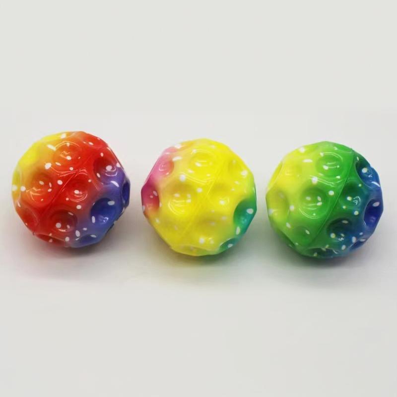 

7 см Мячик-антистресс из полиуретана с высоким отскоком Лунный камень