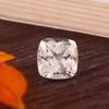 AAA Flawless 17x17mm Heated Ceylon White Sapphire Cushion Cut Loose Gemstone