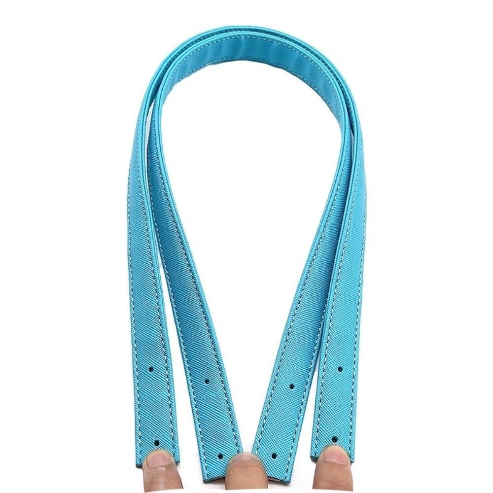 Durable 2pcs Bag Straps 60cm Length PU Leather Shoulder Bag Strap With Rivets Replacement Bag Accessories DIY Projects