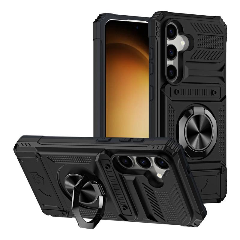 Samsung S25FE Phone Case with Card Slot, Compatible with A17, A26, A56, S24, A25, A35, S23+