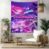 Demon Hunter Girls Custom Your Name Wall Decor Tapestry Art For Pet Memorial Birthdaywedding Party Backdrop Family Gift