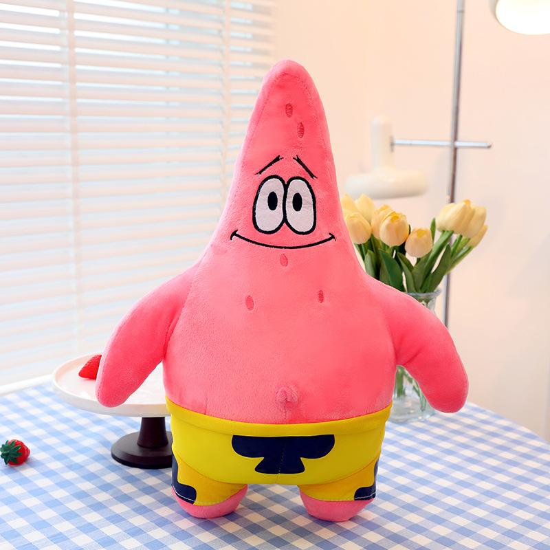 35cm SpongeBob Patrick Star Gary Squidward Plush Dolls Soft Stuffed Animals Christmas Birthday Gifts For Kids Boys Girls