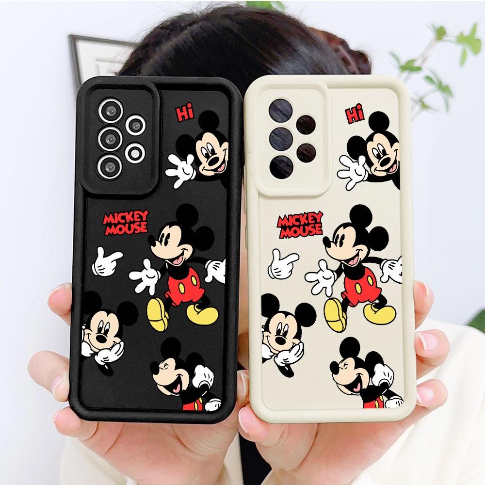 

Мягкий силиконовый чехол с изображением Микки, полное покрытие камеры, противоударный защитный резиновый чехол для iPhone Infinix Tecno OnePlus