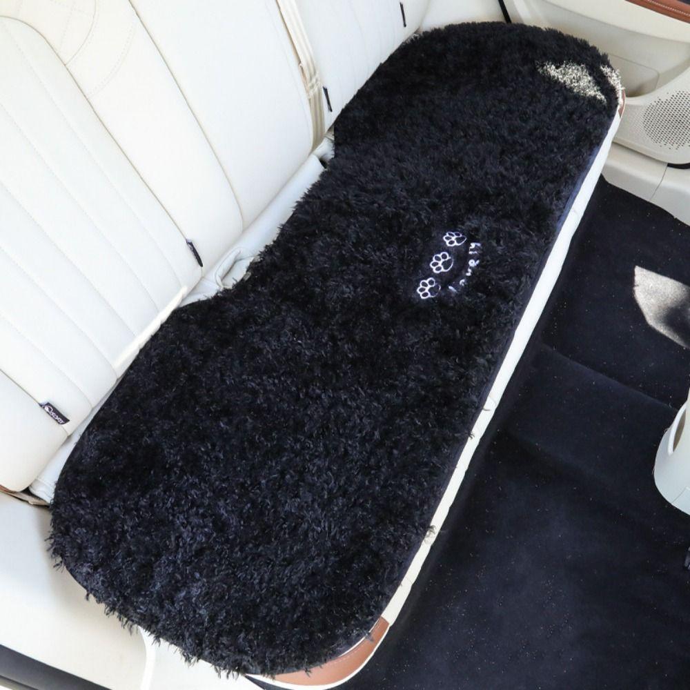 Cartoon Cute Plush Car Seat Cushion Warm Car Backrest Durable Seat Protector Pad Drive