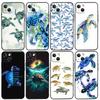 Coque de téléphone Tortues Marines Pour iPhone 11 15 12 13 14 16 Pro Max 7 8 Plus X XR XS Mas Coque