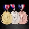 Marathon Gold Medal Silver Medal Trophy Medal Winner Reward Encouragement Badge Badge Outdoor Competition Award