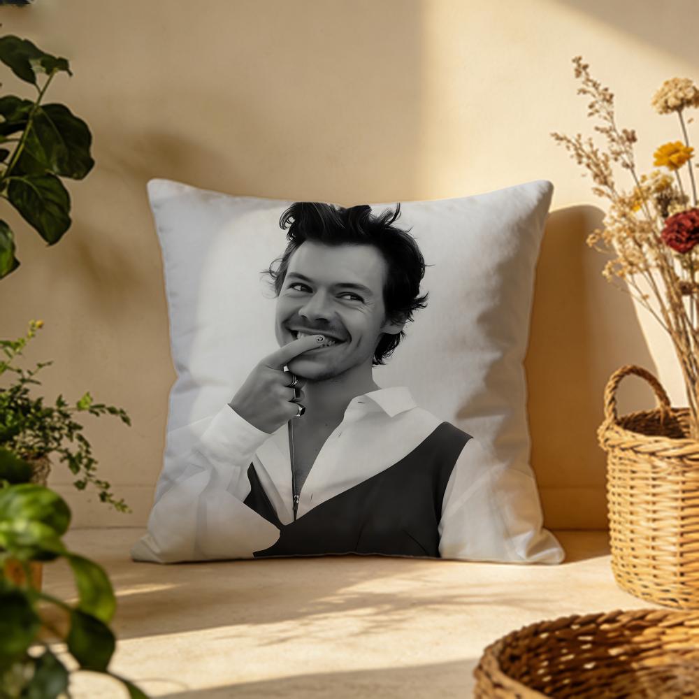 Fashion Hharry Stylesing Cushion Cover Versatile DoubleSided Pillow Case Fit for Sofa Bed Car Daily Decor