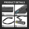 XPG LED Ear-Mounted Headlamp IPX4 Waterproof Motion Sensor Super Bright Headlight 5 Lighting Modes for Camping Mountain Climbing