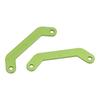 2Pcs Aluminum Alloy Front Rear Bulkhead Tie Bar for Traxxas 110 MAXX 2.0 RC Car Parts Green