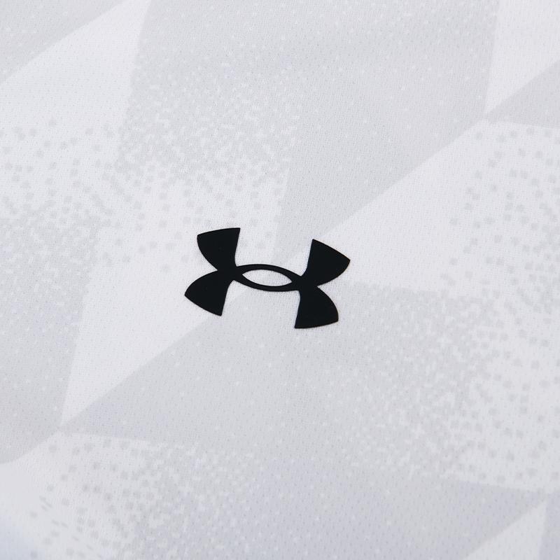 Under Armour Lightweight Quick-Dry Breathable Logo Design Short Sleeve T-Shirt Unisex Tops White 25500521-100