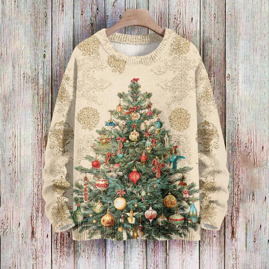 Christmas Sweatshirts For Women Knit Sweater Cute Shirt Fall Crewneck Pullover Tops