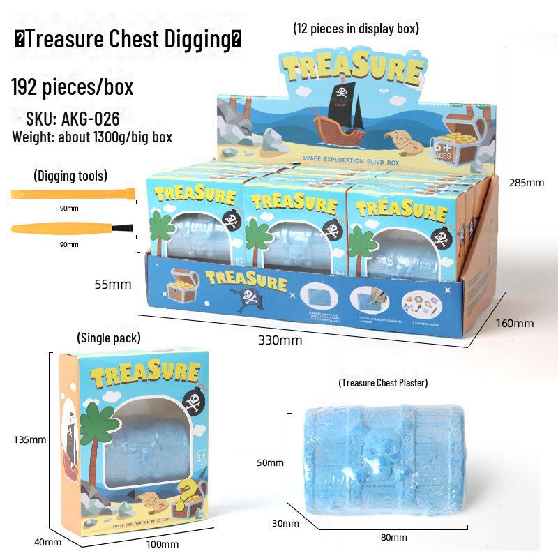 Colorful Gemstone Excavation Toys: Educational Blind Boxes for Kids