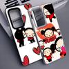 Cartoon Cute Pucca Garu Shockproof Phone Case for Samsung A17 A16 A15 A14 A37 A57 A36 A56 A26 A35 A55 A25 A34 A54 A24 A13 A23 A3