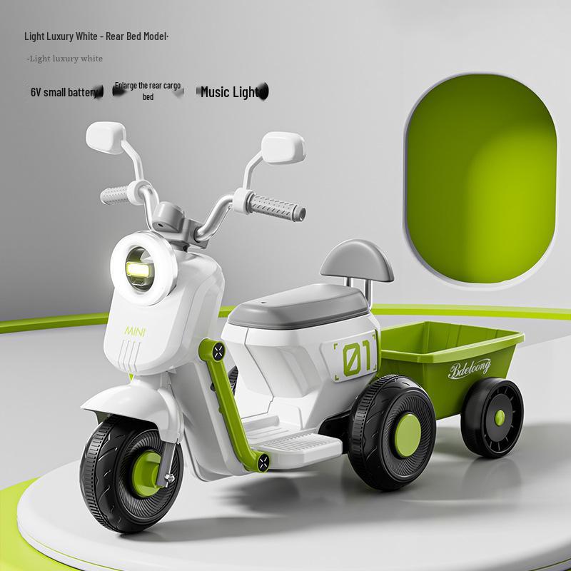 Children's Battery-Powered Electric Tricycle: Ride-On Toy Car with Remote Control for Boys and Girls  