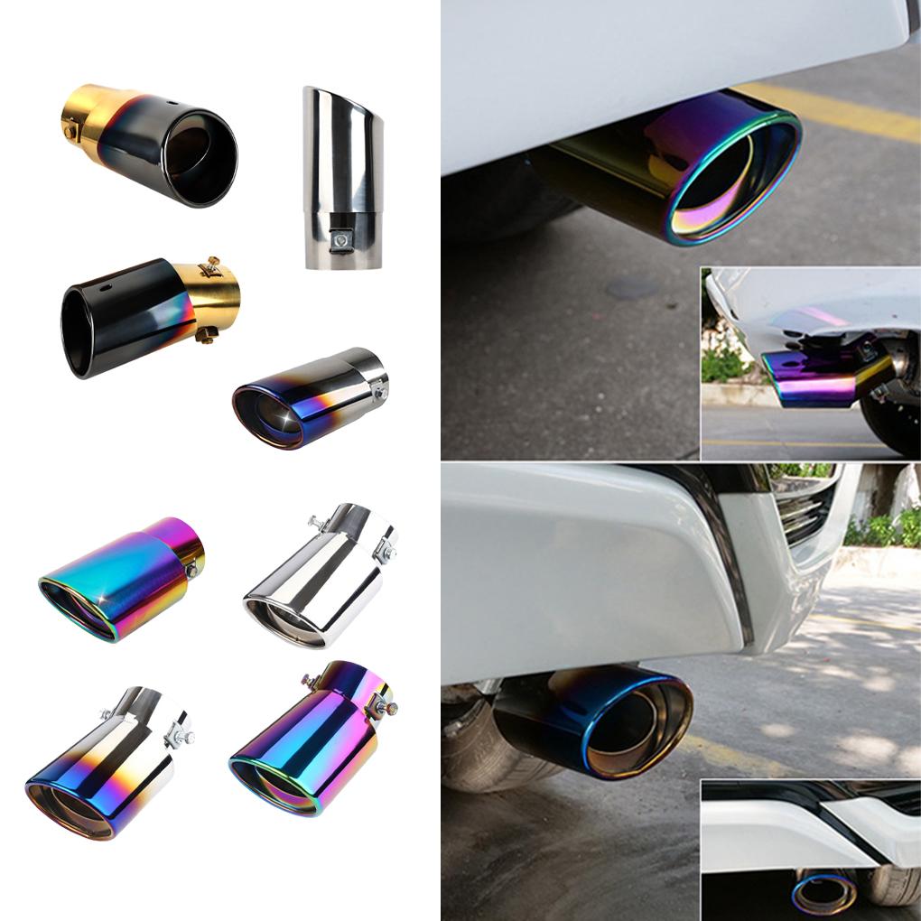 Oțel Inoxidabil Mașină Evacuare Spate Modificată Modă Înlocuire Decorativă Accesorii Toba Finală Vehicul