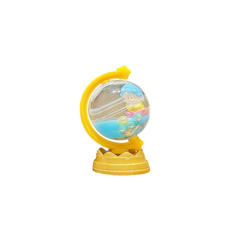 Buddha Charming Globe Keychain In Vibrant Acrylic For Fun Collection Accessory