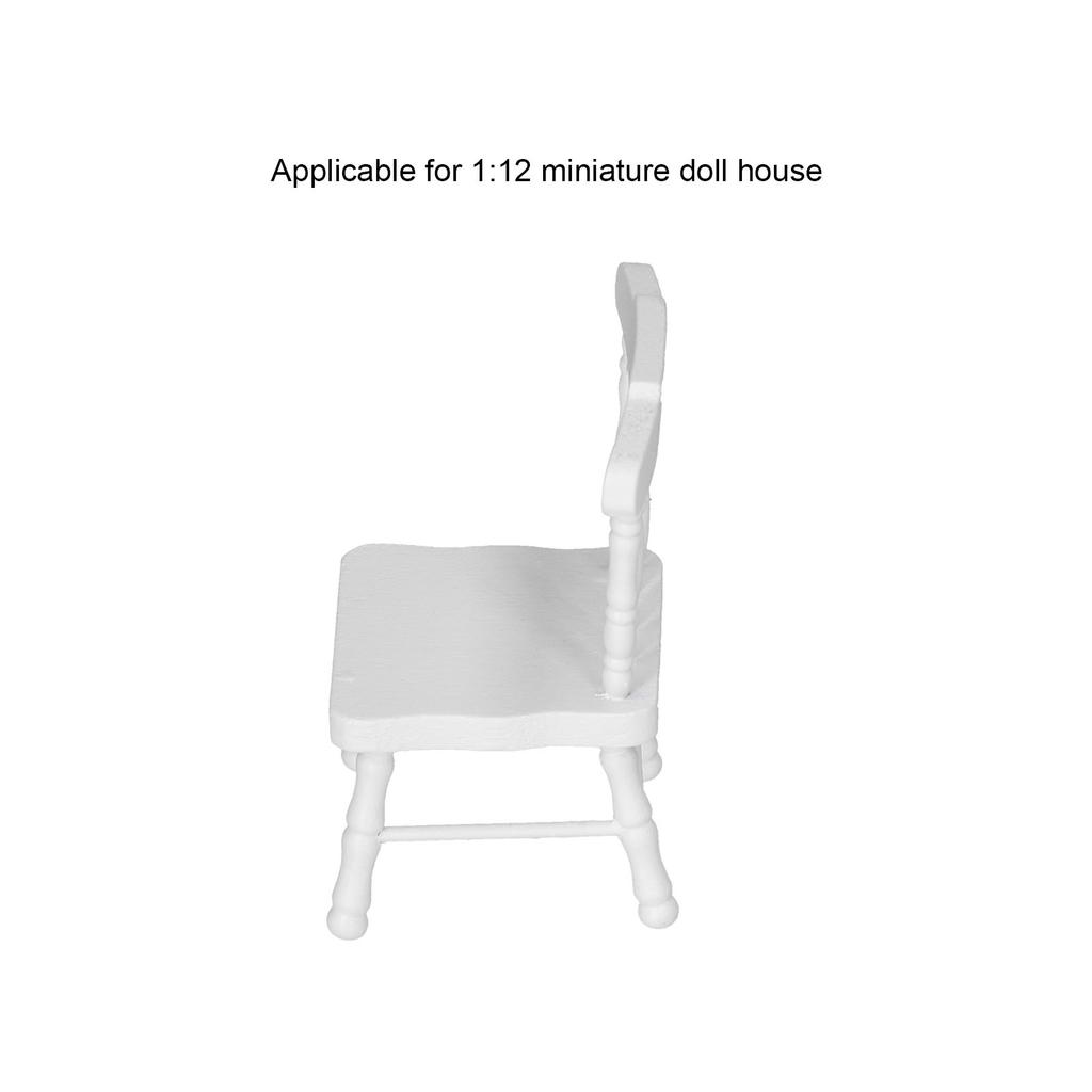 1:12 Chair Miniature Furniture Doll House Decoration Model Children Play Toy