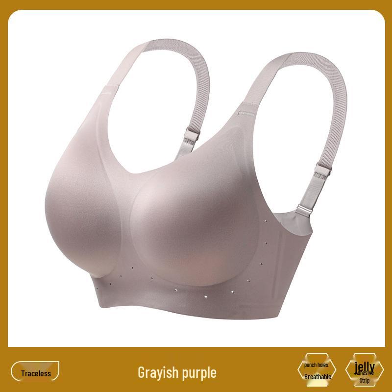 Soft Support Seamless Anti-Slip Wire-Free Bra for Women with Large Bust - Minimizes Appearance, High Elasticity, Lightweight, Breathable.