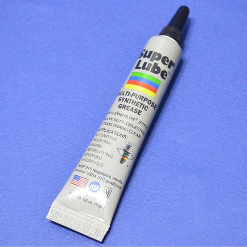 SUPER LUBE VÍCEÚČELOVÝ (Potravinářský stupeň)SYNTETICKÉ MAZIVO SE SYNCOLONEM (PTFE)-12 g