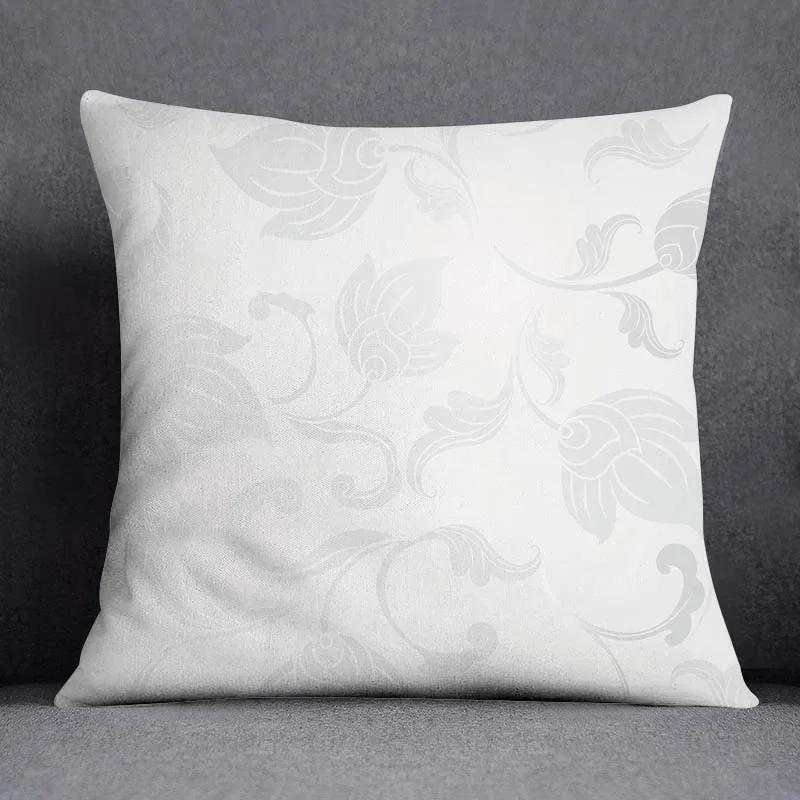 

Серия Геометрические цветы и растения Узор Наволочка для подушки для украшения дома Квадратная наволочка Чехол для подушки для дома и офиса 66x66cm бордовый