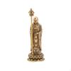 Dizang Bodhisattva Statue Brass Buddhist Miniature Figurine for Buddhists,