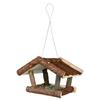 Bird Feeder - Natural Living - 32 × 23 × 20 Cm - Natural - Wooden Hanging